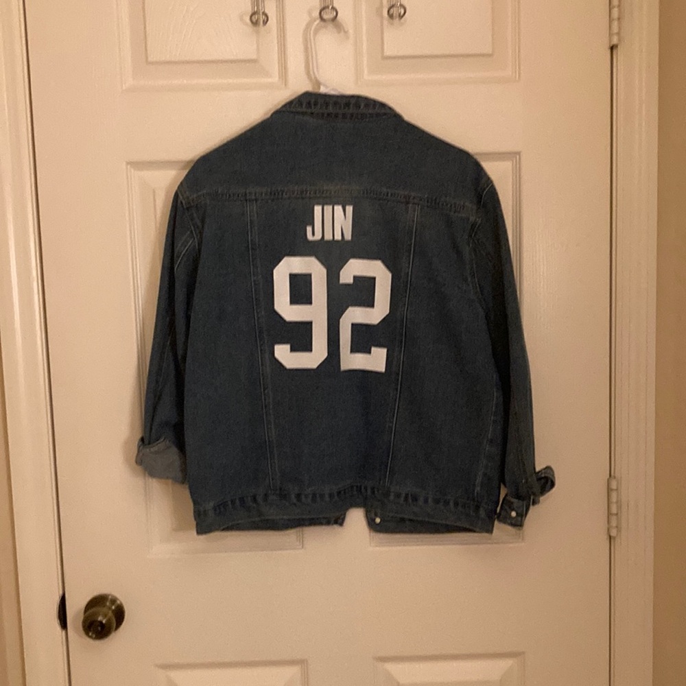 BTS Jin Jean jacket